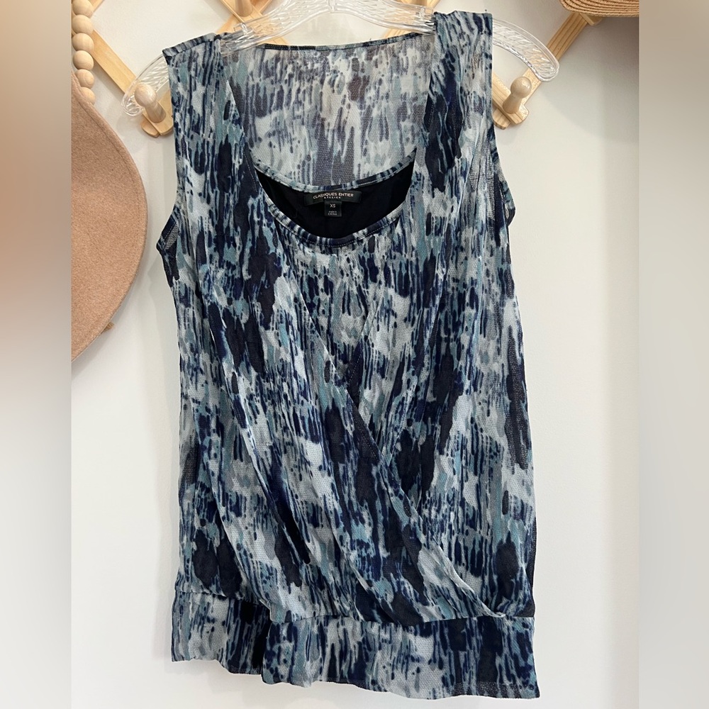 Classiques Entier Drape Silk Blend Tank Top